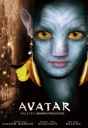 Creation of Avatar Poster: Step 9